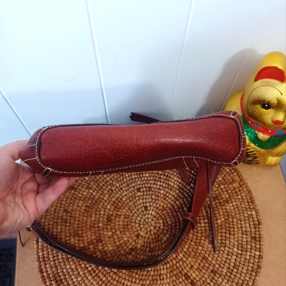 Coach Y2K Red Leather Shoulder Bag - Picture 7 of 9